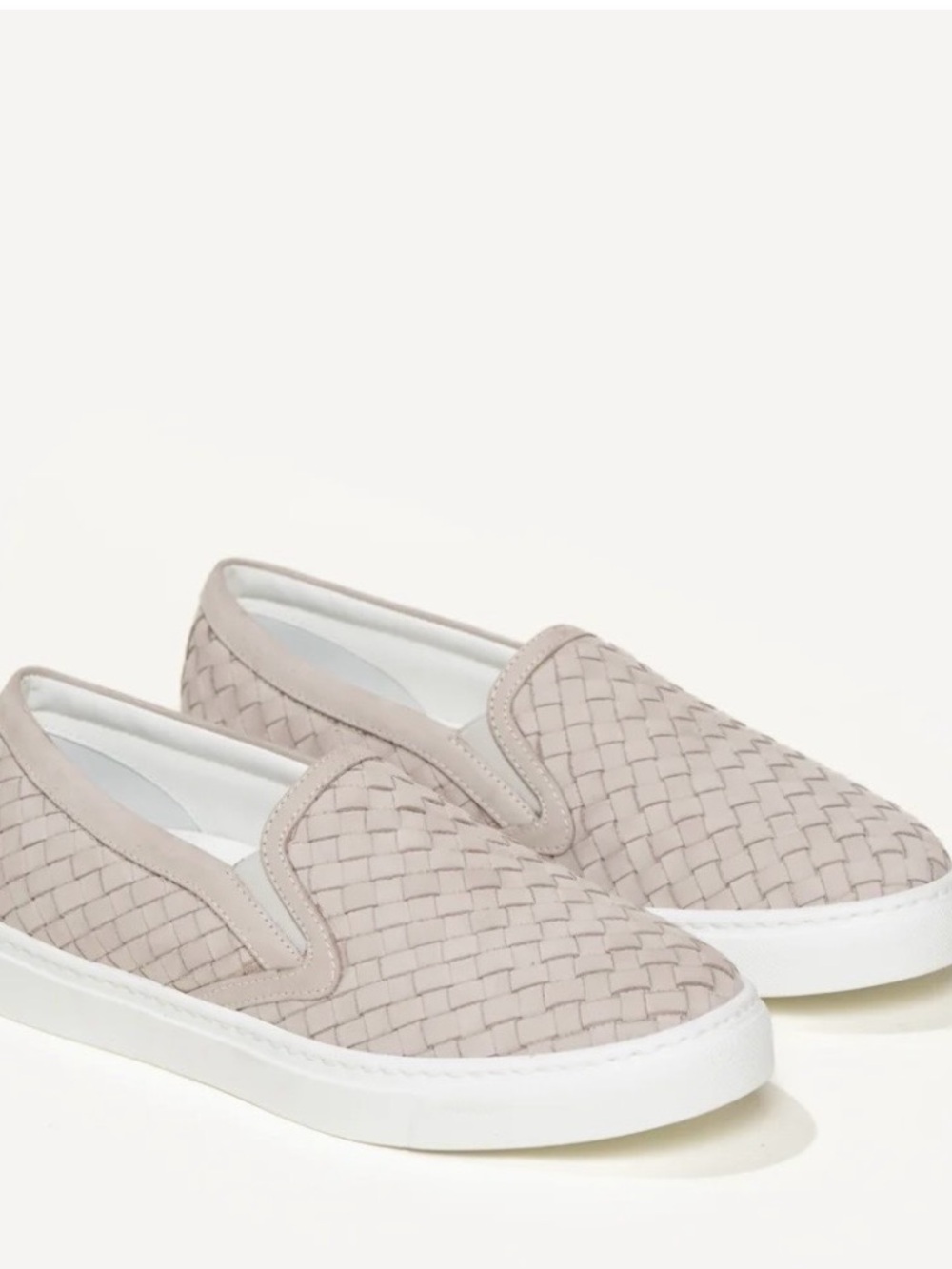 M.Gemi The Cerchio Woven Nubuck Sneakers Dove Size 35